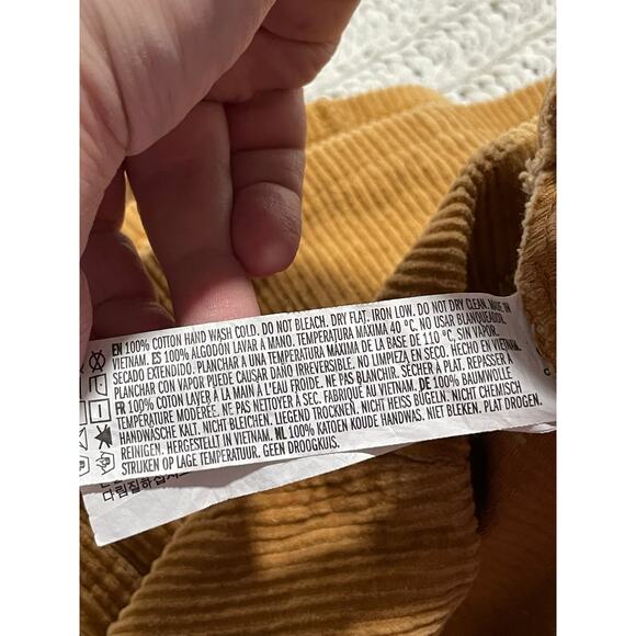 Forever 21 Corduroy Button Up Mini Skirt Womens Plus Size 2X Brown *Tiny Flaw - Picture 9 of 9